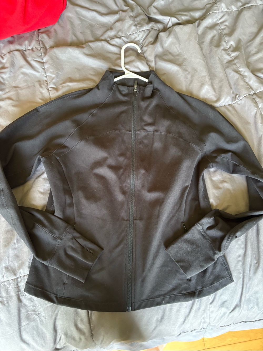 Danskin Black Full-Zip Athletic Jacket